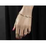 Elegancka złota bransoletka 375
