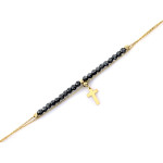 złota bransoletka bez cyrkonii