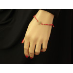 Złota bransoletka sznurkowa 585 chłopiec