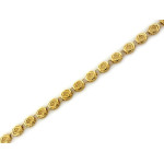 Złota bransoletka 585 elegancki wzór