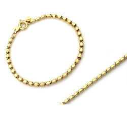 Złota bransoletka 585 elegancki motyw