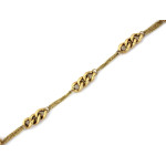 Złota bransoletka 585 łańcuszkowa