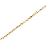 Bransoletka złota z wycinanych elementów