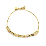 Złota bransoletka z ozdobą