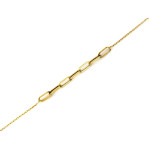 Złota bransoletka łańcuszkowa ankier