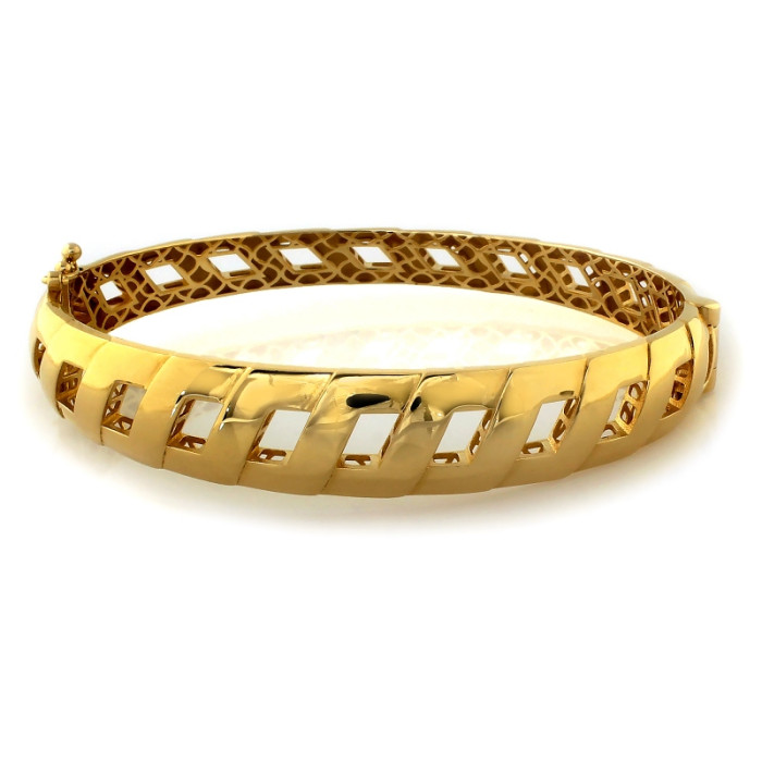 klasyczna złota bransoletka