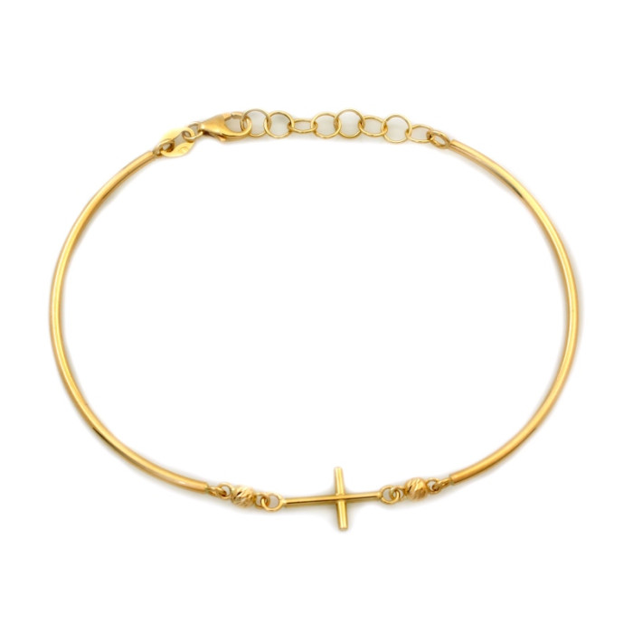 Bransoletka złota 585 taśma