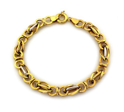 Bransoletka złota 585 z dużych ogniw