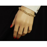 Bransoletka złota 585 modna z ogniw