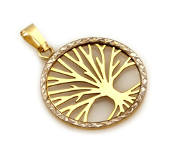 złota przywieszki bez cyrkonii