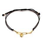 Bransoletka złota serduszko