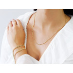 łańcuszek z prostokątnych ogniw