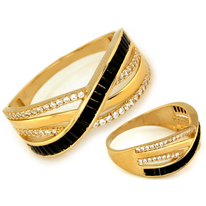 klasyczny złoty pierścionek