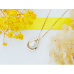 gładki złoty naszyjnik