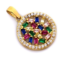 złota zawieszka bez kamieni