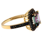 Złoty pierścionek 585 z topazem