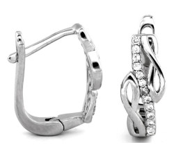 srebrne kolczyki angielskie