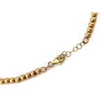 gładki złoty naszyjnik