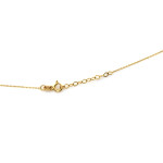 złoty naszyjnik bez kamieni