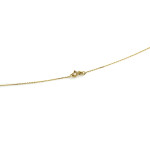 złoty naszyjnik bez cyrkonii