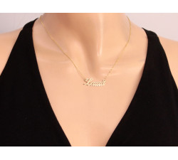 złoty naszyjnik bez kamieni