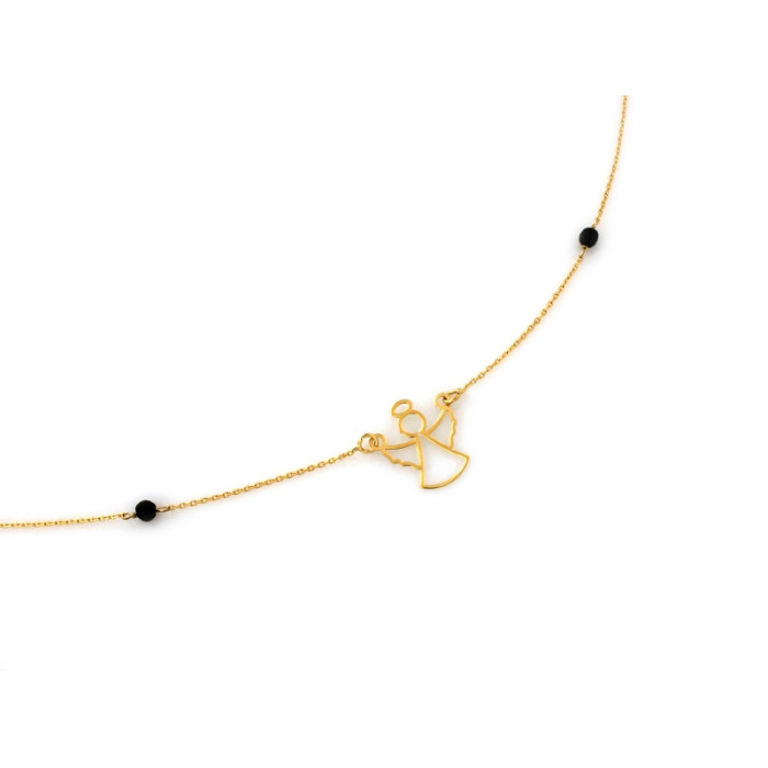 klasyczny złoty naszyjnik