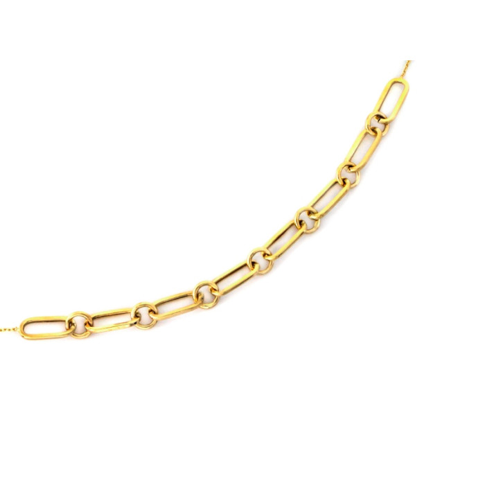 złoty naszyjnik bez kamieni