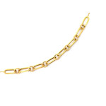 złoty naszyjnik bez kamieni