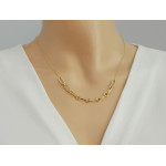 gładki złoty naszyjnik