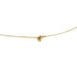 złoty naszyjnik bez kamieni