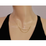 klasyczny złoty naszyjnik