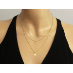 klasyczny złoty naszyjnik