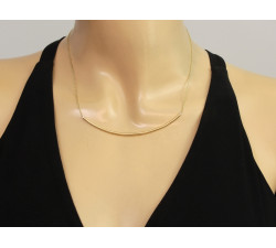 klasyczny złoty naszyjnik