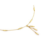 złoty naszyjnik bez kamieni