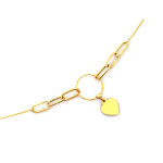 złoty naszyjnik bez cyrkonii