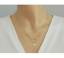 klasyczny złoty naszyjnik