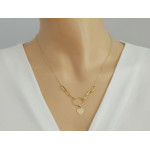 klasyczny złoty naszyjnik