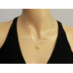 gładki złoty naszyjnik