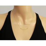 klasyczny złoty naszyjnik