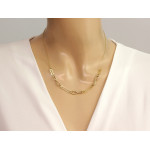 gładki złoty naszyjnik