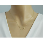 klasyczny złoty naszyjnik