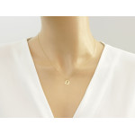 złoty naszyjnik bez cyrkonii