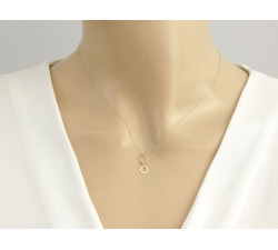 klasyczny złoty naszyjnik