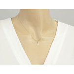 gładki złoty naszyjnik