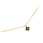 gładki złoty naszyjnik