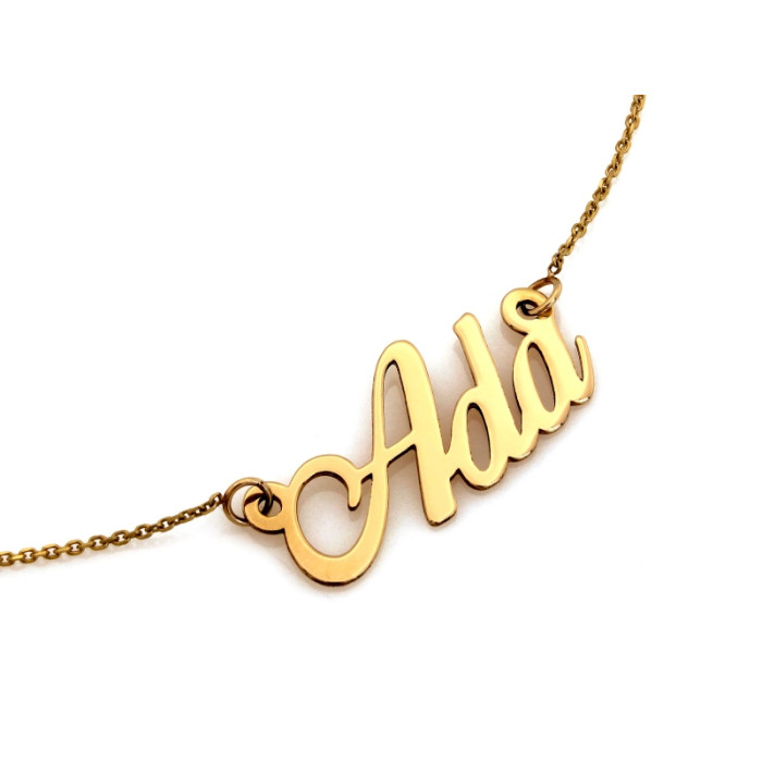 klasyczny złoty naszyjnik