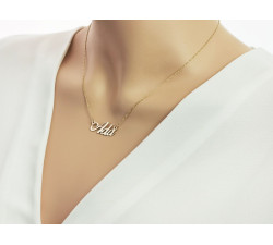 złoty naszyjnik bez kamieni