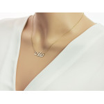 złoty naszyjnik bez kamieni