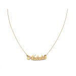 klasyczny złoty naszyjnik