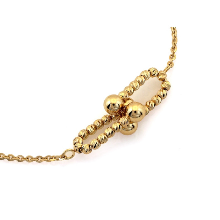 złoty naszyjnik bez kamieni